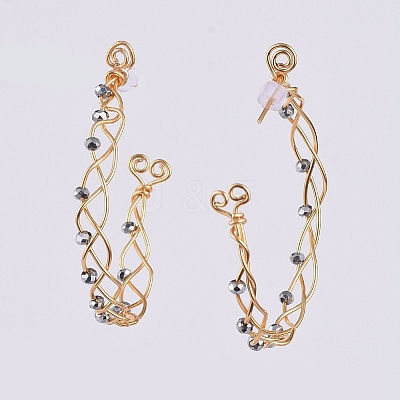 Studs Earrings EJEW-JE03881-1