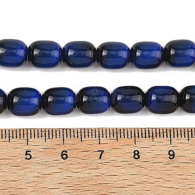 Imitation Tiger Eye Glass Beads Strands X-GLAA-H040-02A-1