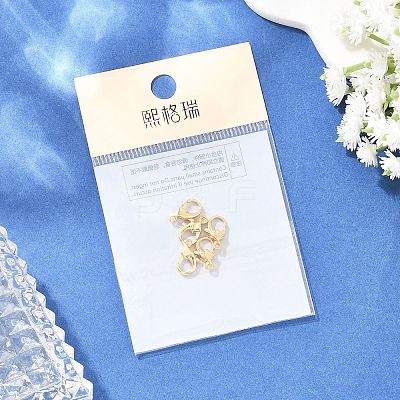 SHEGRACE Brass Lobster Claw Clasps XGR0097G-130G-1