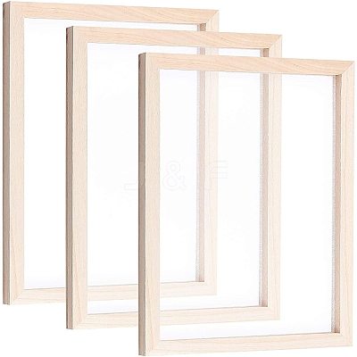 Wooden Paper Making DIY-WH0171-49E-1