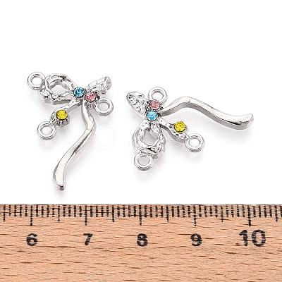Alloy Rhinestone Chandelier Component Links PALLOY-T090-45P-1