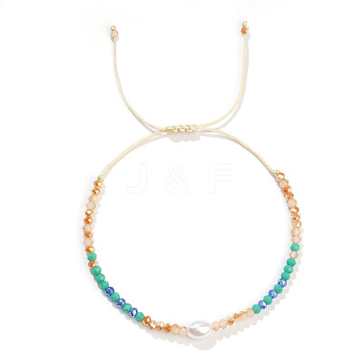 Bohemian Handmade Beaded Crystal Bracelets AY4302-1-1