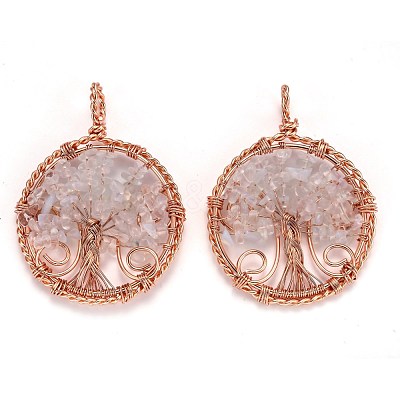 Mixed Stone Pendants G-B001-01RG-1