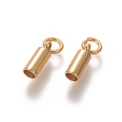 201 Stainless Steel Cord Ends STAS-L226-016A-G-1