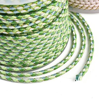 11M Polyester Braided Cord with Cotton Core & Metallic Thread OCOR-Z006-01-17-1