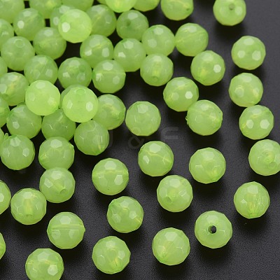 Transparent Acrylic Beads TACR-S154-62E-06-1
