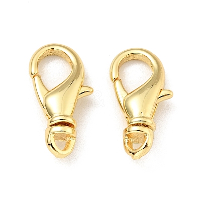 Brass Swivel Lobster Claw Clasps KK-G416-52G-1