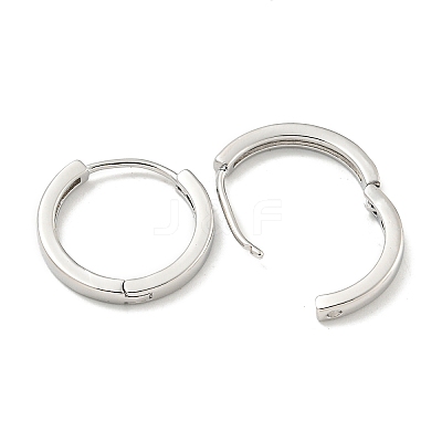 Brass Hoop Earrings EJEW-L211-08C-P-1