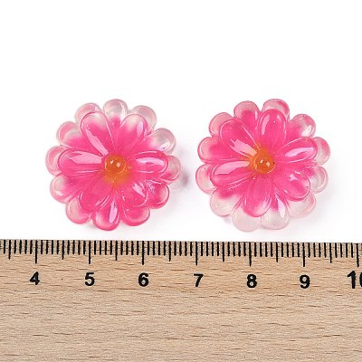 Flower Series Resin Cabochons LS-CRES-Q008-01A-1