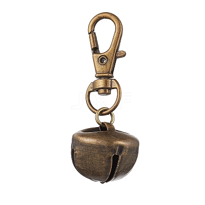 Iron Bell Pendant Decoration HJEW-JM02227-01-1