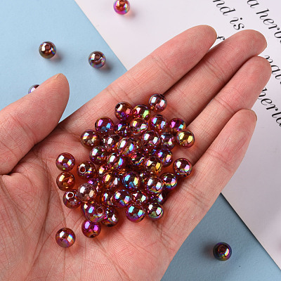 Transparent Acrylic Beads MACR-S370-B8mm-765-1