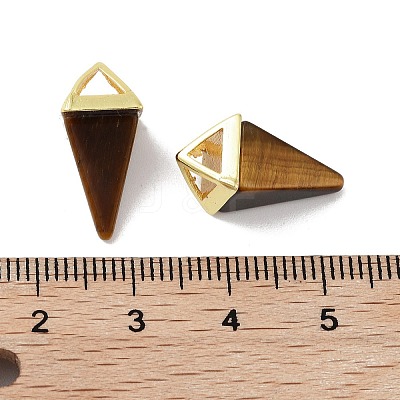 Natural Tiger Eye Pendants G-A222-02G-05-1