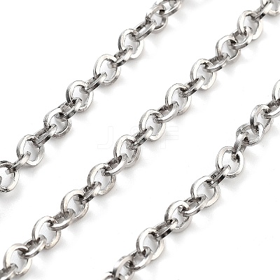 Tarnish Resistant Vacuum Plating 304 Stainless Steel Rolo Chains CHS-H026-08B-P-1