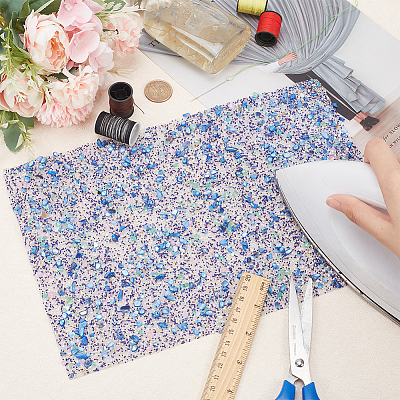 Hotfix Rhinestone Sheet RESI-WH0035-24A-1
