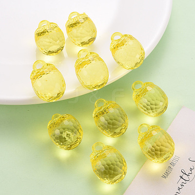 Autumn Theme Transparent Acrylic Pendants LS-TACR-T024-04B-916-1