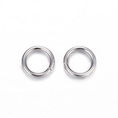 Tarnish Resistant 304 Stainless Steel Open Jump Rings STAS-D447-11-1