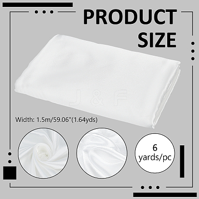 Polyester Satin Fabric OCOR-WH0082-214A-1