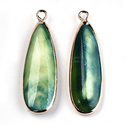 Natural Freshwater Shell Pendants SHEL-R047-03B-1