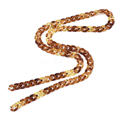 Acrylic Curb Chains X-SACR-P065-R08-1