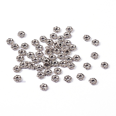 Tibetan Style Flower Spacer Beads X-LF0280Y-NF-1