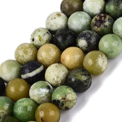 Natural Serpentine Beads Strands G-Q616-07C-1