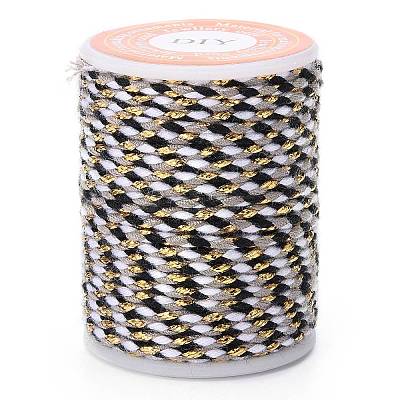 4-Ply Polycotton Cord with Metallic Thread X1-OCOR-Z003-D38-1