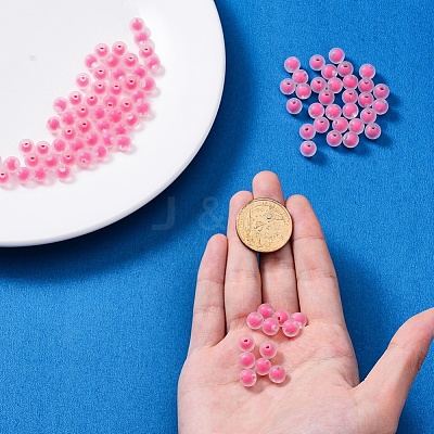 Transparent Acrylic Beads TACR-S135-001-1