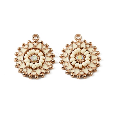 Alloy Enamel Pendants AL-CBA75EE-09KCG-1