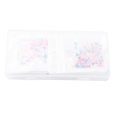 1040Pcs Glass Seed Beads GLAA-PA0001-08C-1