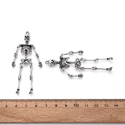 Tibetan Style Alloy Big Pendants TIBE-N016-05AS-1