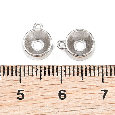304 Stainless Steel Charm Rhinestone Settings SA-CBAC865-01D-P-1