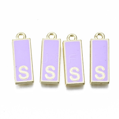 Alloy Enamel Pendants ENAM-T012-01S-RS-1