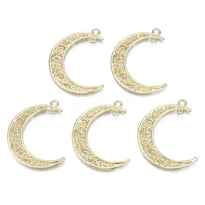 Alloy  2-Loop Link Pendants X-PALLOY-S121-227-1