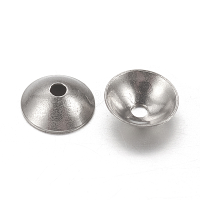 Tarnish Resistant 304 Stainless Steel Bead Caps STAS-I019-4mm-1