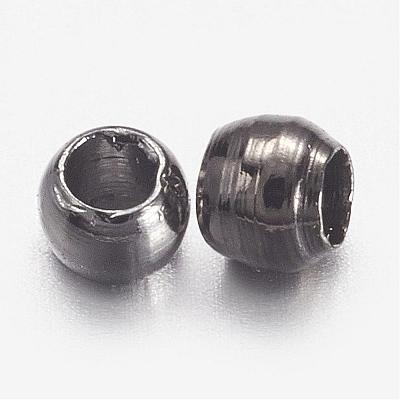 Brass Crimp Beads KK-E002-B-NF-1