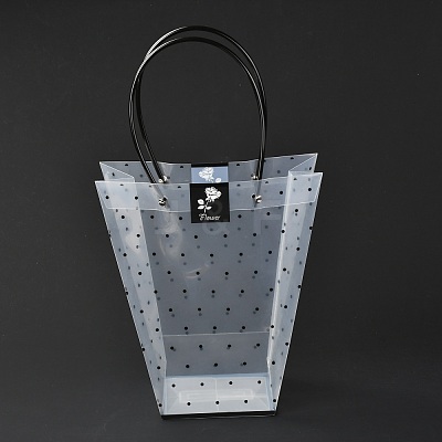 Transparent PVC Gift Bag with Handle ABAG-A004-01C-1