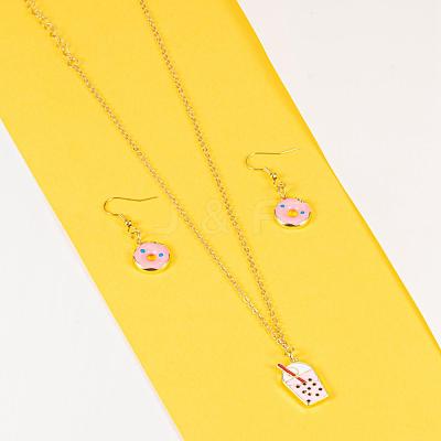 8Pcs 2 Style Brass Enamel Pendants KK-LS0001-33-1