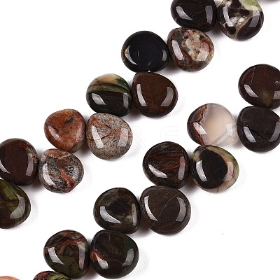 Natural Multi-Color Agate Beads Strands G-T138-126-1