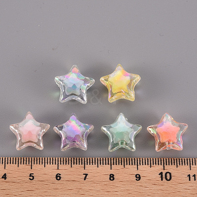 Transparent Acrylic Beads TACR-S152-02D-1