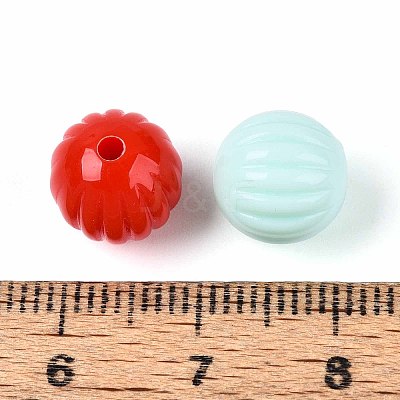 Opaque Acrylic Beads OACR-N150-08-1