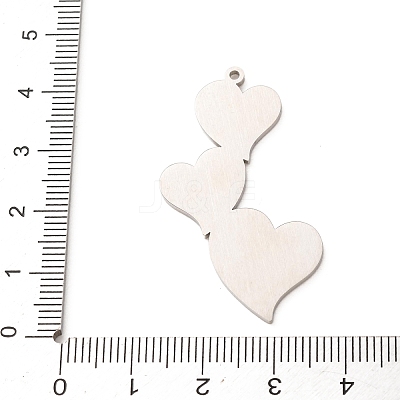 304 Stainless Steel with Black Enamel Pendants SA-CBA061A-03P-1