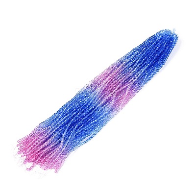 Gradient Color Baking Paint Glass Bead Strands LS-DGLA-A039-T4mm-A019-1