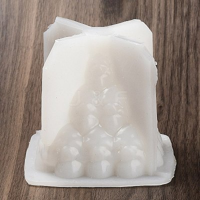 DIY 3D Halloween Skull Pyramid Candle Food Grade Silicone Statue Molds SIMO-B007-01-1