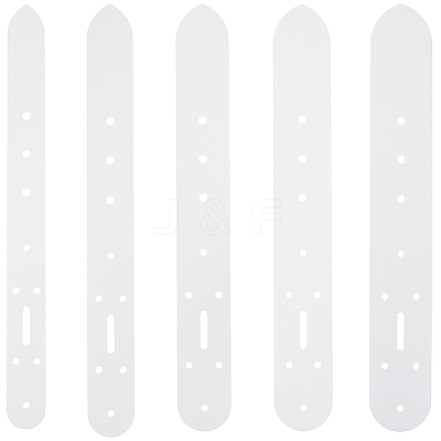 5Pcs PVC Plastic Belt Holes Templates TOOL-CY0001-03-1