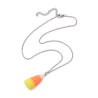 304 Stainless Steel Cable Chain Necklace NJEW-JN04855-1