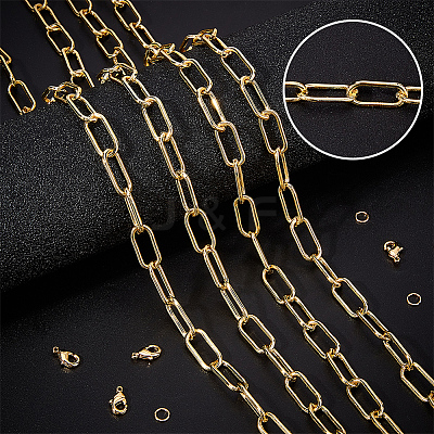 DIY Chain Necklace Jewelry Kits DIY-BBC0002-29-1