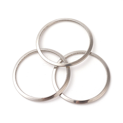 Tarnish Resistant 201 Stainless Steel Linking Rings STAS-F192-001P-01-1