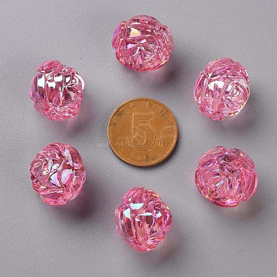 Transparent Acrylic Beads TACR-S154-31C-705-1