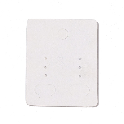 Rectangle Paper Earring Display Card with Hanging Hole CDIS-C004-01A-1