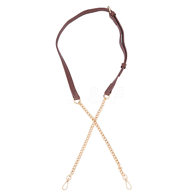 Adjustable PU Leather Bag Shoulder Straps FIND-WH0137-16B-1